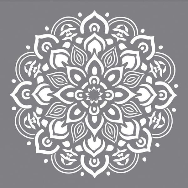 Pochoir Mandala 30,5 x 30,5 cm