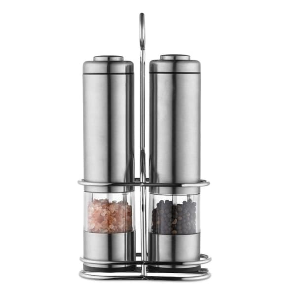 2-pack Elektrisk Salt & Pepparkvarn med belysning