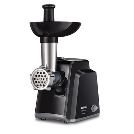 Tefal NE105838 mincer 1400 W Black, Stainless steel