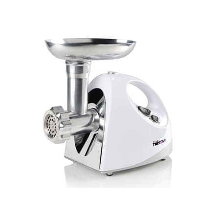 Tristar | VM-4210 Meat Grinder | White | 3 Stainless steel grinding plates, Aluminum grinder head, Aluminum hopper tray, Sausage stuffer, Kubbe attach