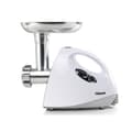 Miniatyrbilde 8 av 11: Tristar | VM-4210 Meat Grinder | White | 3 Stainless steel grinding plates, Aluminum grinder head, Aluminum hopper tray, Sausage stuffer, Kubbe attach