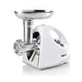 Miniatyrbilde 2 av 11: Tristar | VM-4210 Meat Grinder | White | 3 Stainless steel grinding plates, Aluminum grinder head, Aluminum hopper tray, Sausage stuffer, Kubbe attach