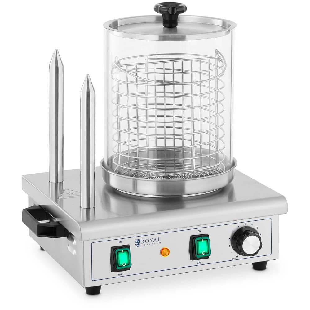 Royal Catering Korvvärmare - 550 W - royal_catering - 2 brödpinnar