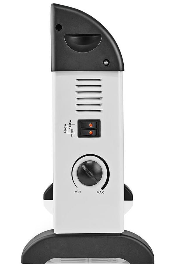 NEDIS konvekční topení/ termostat/ spotřeba 2000 W/ 3 nastavení teploty/ integrované úchyty/ bílé Vit