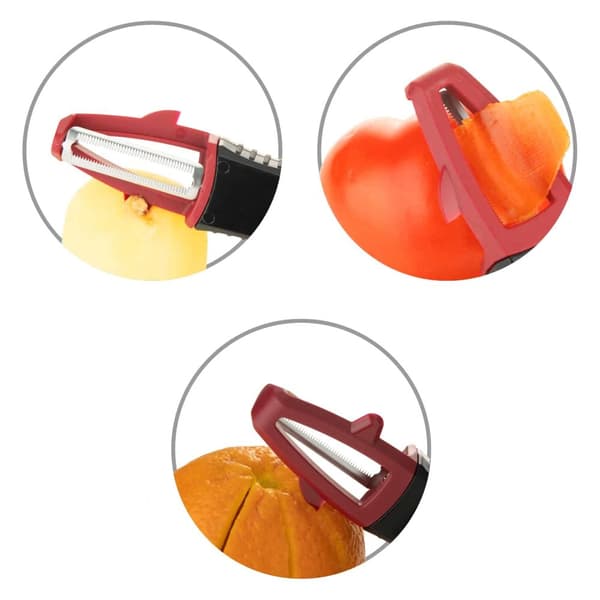 Borner Multi Peeler - pendelskalare - juliennetillbehör för grönsaksnudlar - set om 3