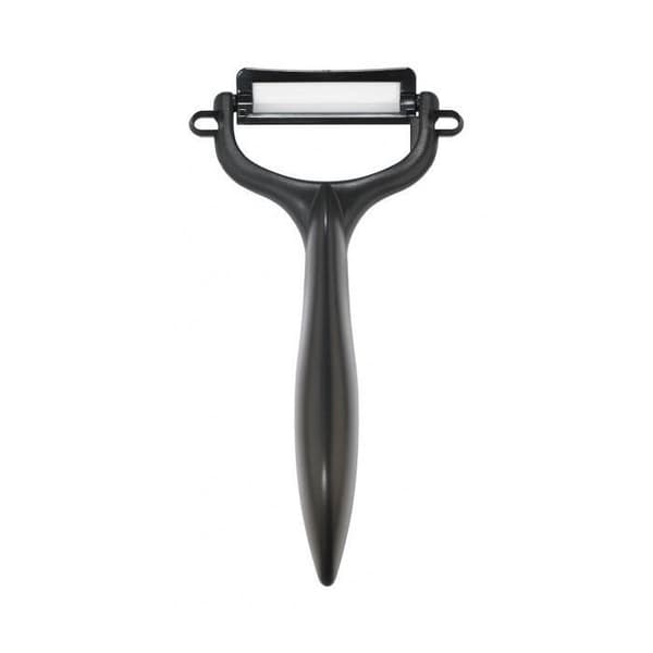 Skalare - KYOCERA - Svart modell - 4 cm keramiskt blad - ABS-handtag - Tål maskindisk