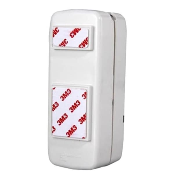 Automatisk tandkrämsdispenser + tandborsthållare Vit