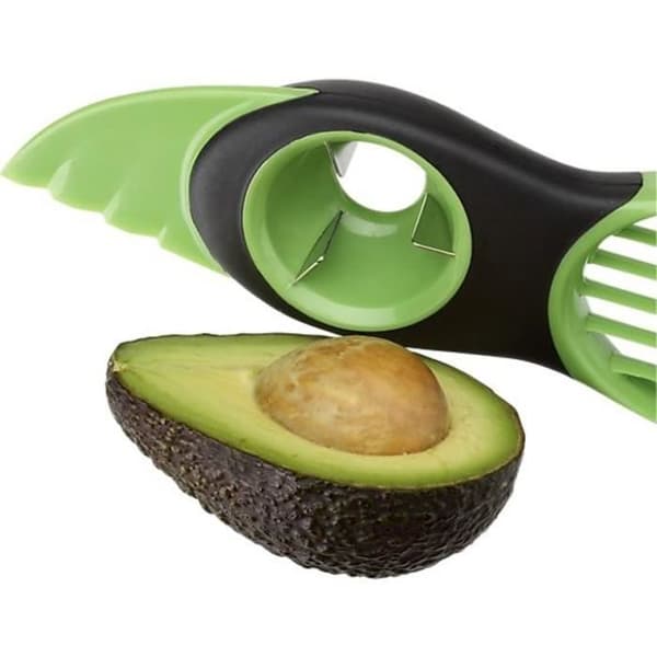 Köksredskap Fruit Pitter 3-i-1 Avocado Slicer Grön Splits Pits Skivor