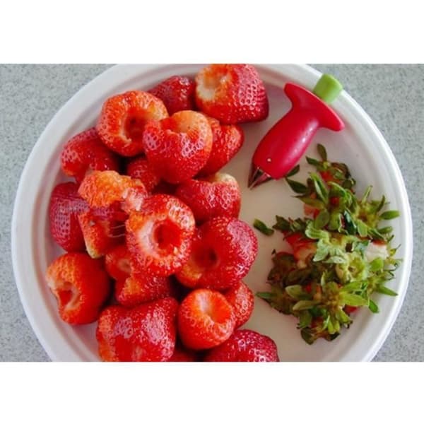 Strawberry Shellers Frukt Ta bort stjälkar Enhet Tomat stjälkar Jordgubbskniv Stam Remover Fruktskärare