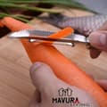 Miniatyrbild 3 av 4: MAVURA skalare »MLivande skalare i rostfritt stål pendelskalare grönsaksskalare potatisskalare