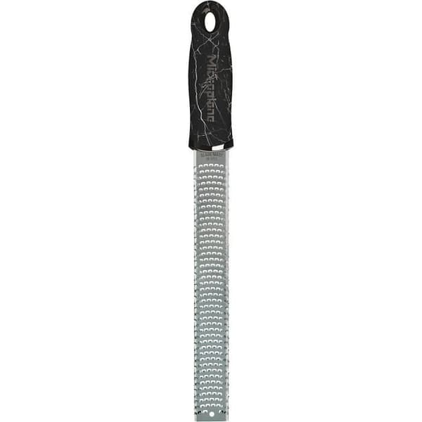 Zester/Rivjärn - Mikroplan - Svart - Rostfritt stål - Tål diskmaskin - Ergonomisk