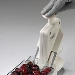Dubbel automatisk stenare - Steinomat - Körsbär och plommon - 20 kg/h - Aluminium - Rostfritt stål