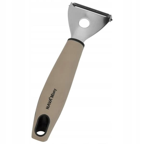 Frukt- och grönsaksskalare - NAVA - Misty - Rostfritt stål - 18 cm - Beige