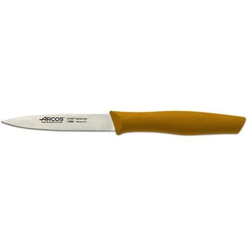 Skalkniv - Arcos - 100 mm - NITRUM® rostfritt stål - Propylenhandtag - Gul
