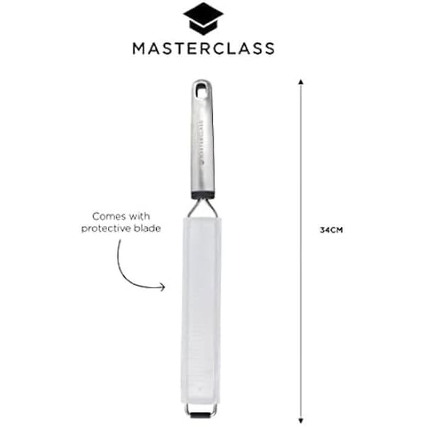 Zester - MASTER CLASS - Mjukhandtag - Rostfritt Stål - 30 cm - Ergonomisk