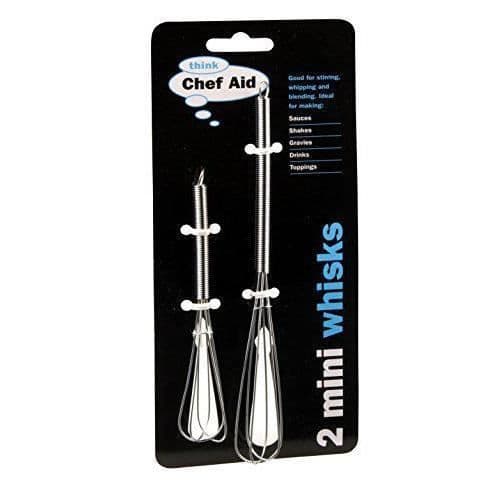 Chefaid George east ch21325 kockhjälp set med 2 minivispar vit - 10E21325