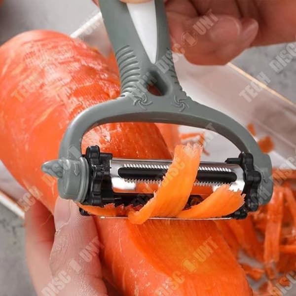 TD® Kreativ multifunktionell skalkniv melon- och fruktskalare fruktkniv rivjärn köksprylar skalare porta