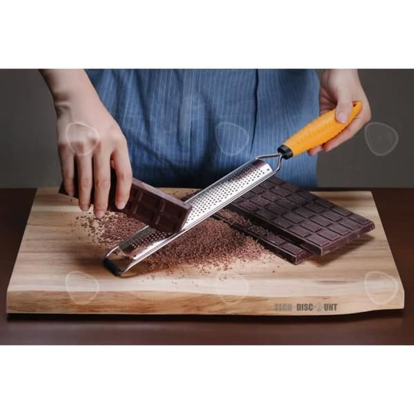 CONFO® Professional Citrus Zester Manuell citronstång Ingefära ostrivjärn i rostfritt stål Handhållet kökstillbehör