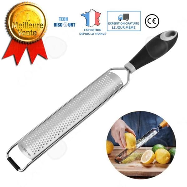CONFO® Professional Citrus Zester Manuell citronstång Ingefära ostrivjärn i rostfritt stål Handhållet kökstillbehör