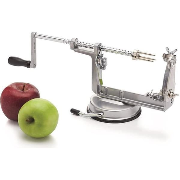 TD® Apple Peeler/Peeler Grå Stabilitet Multifunktioner Praktiska och snabba skinn veva ihåliga skivare 1 sugkopp