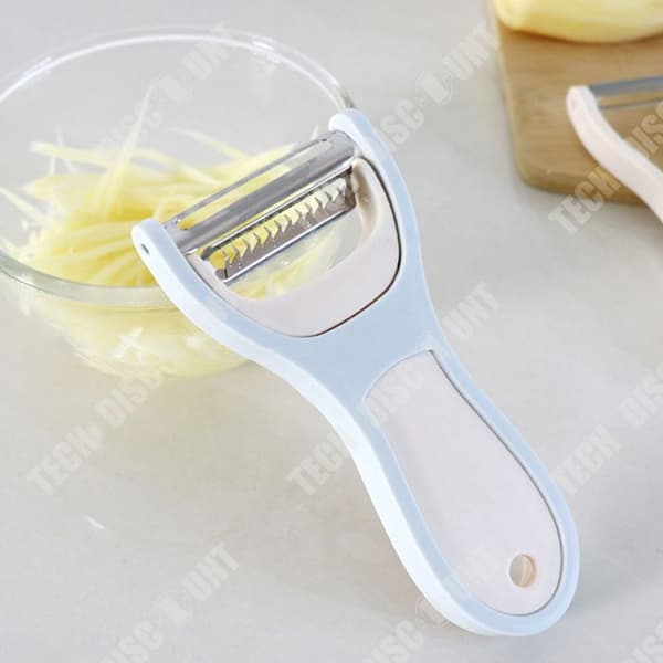 TD® 2-i-1 Skalare Kök Multi-Purpose Melon Peeling &amp; Peeling Tool Fruktkniv Peeling &amp; riving Kniv 2 st Set