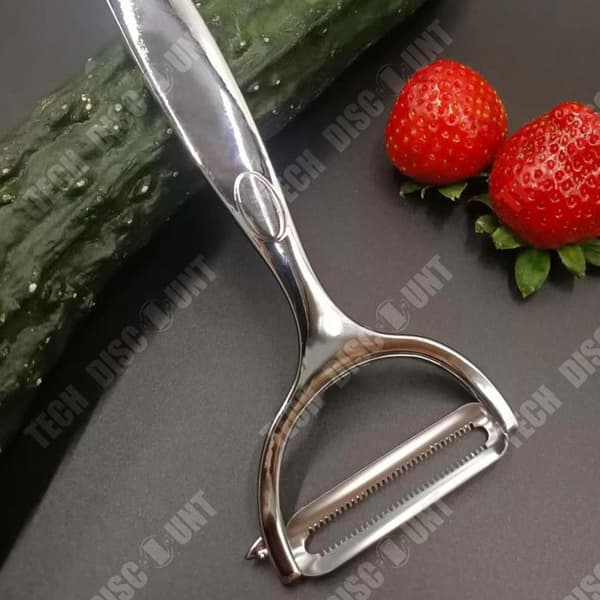 TD® multifunktionell skalare Frukt- och grönsaksskalare Zinklegering Hushållsskalare Köksredskap 2st skalare