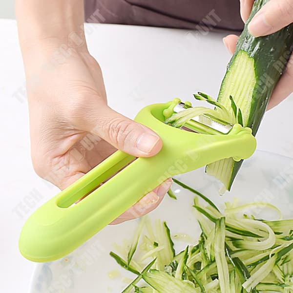 TD® Multi-Purpose Skalare 3-i-1 frukt- och grönsaksskalare i rostfritt stål Skalkniv Köksverktyg