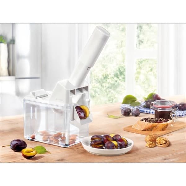 Plommonkross - LEIFHEIT - 37300 - Automatisk - Enkelt och snabbt - Upp till 15 kg - Vit