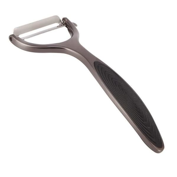 Grönsaksskalare - KINGHOFF - KH-1468 - Stål - Grafit - Ergonomiskt halkfritt handtag