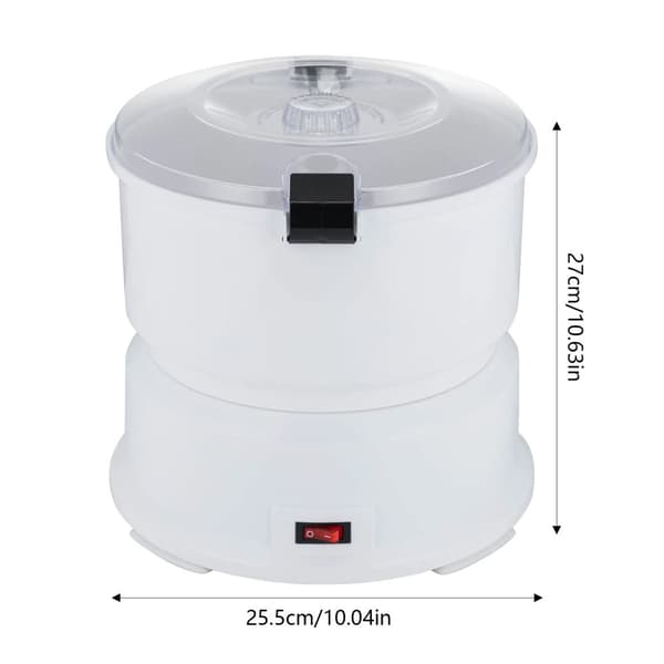 85W Elektrisk Kartoffelskræller, Hurtig Skrælletid 2-4 Minutter, Stor Kapacitet 0,8 kg,P01 EU stik
