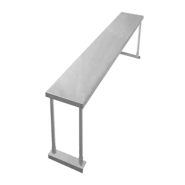 150 cm Catering bænk med overhylde