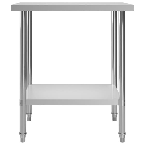 Catering - Living arbejdsbord til køkken 80x60x85 cm rustfrit stål