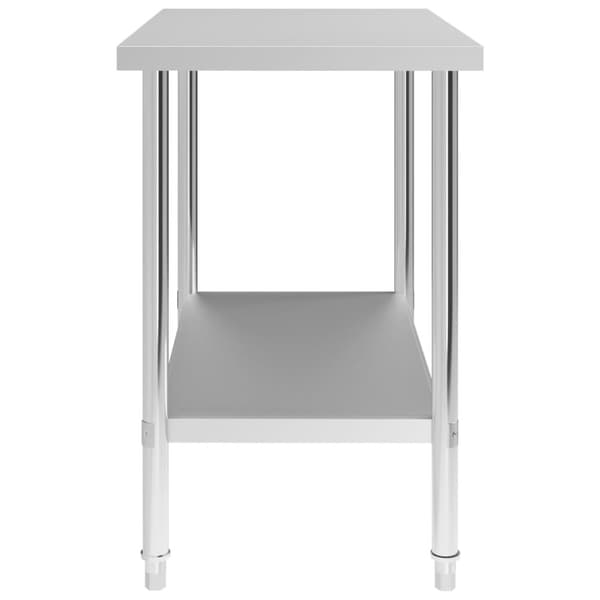 Catering - Living arbejdsbord til køkken 100x60x85 cm rustfrit stål