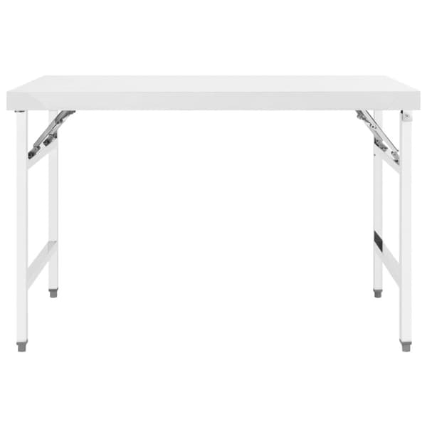 Catering - Living foldbart arbejdsbord til køkken 120x60x80 cm rustfrit stål
