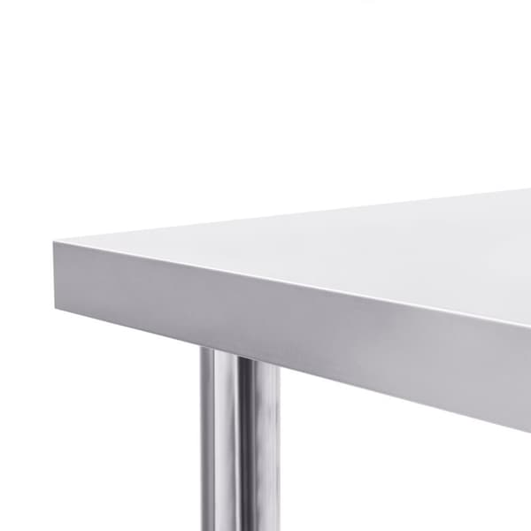 Arbejdsbord til køkken 60x60x85 cm rustfrit stål - Arbejdsbord - Arbejdsborde - Home & Living