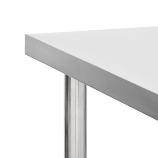 Arbejdsbord med hjul til køkken 80x60x85 cm rustfrit stål - Arbejdsbord - Arbejdsborde - Home & Living