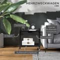 Miniatyrbild 4 av 9: Rullvagn, 61x32.6x58.5 cm, Svart