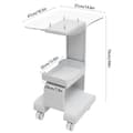 Miniatyrbillede 2 af 2: Skønhedsrullevogn, Rigelig Opbevaringsplads, Ergonomisk Design,HVID