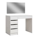 Miniatyrbild 1 av 6: Vicco Thalia sminkbord, Vit Högblank, 100 cm med 5 lådor