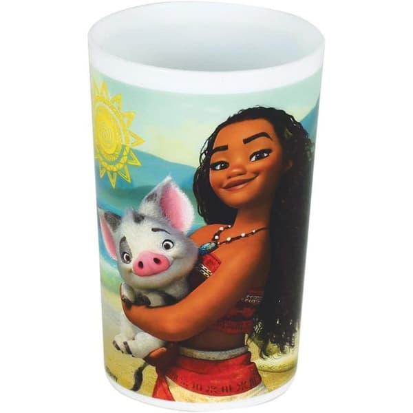 Jemini Vaiana Disney barnservis set med 2 glas och 2 tallrikar