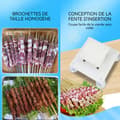 Miniatyrbild 4 av 4: INN Köttspettmaskin 20,5x11,5cm 49 håls spettlåda Köttspett Maskin för köttspett