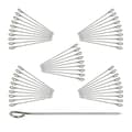 Miniatyrbild 1 av 6: Relaxdays Aptitretare Spikes Cocktail Spike Set 50 Grill Grönsakskött Rostfritt stål Grillspett 11 cm, Silver