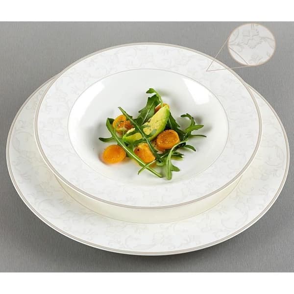 Ritzenhoff - Breker servis, fint porslin, vit med ornament, 31 x 28 x 33 cm - 082586