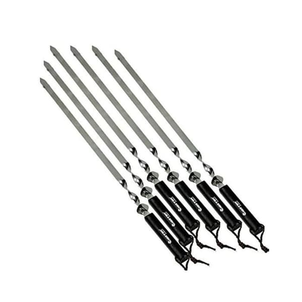 Brochettes av grillade x6 Rostfritt stål Master Grill MG133