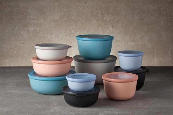 Rosti Mepal 106231015700 Cirqula 3 stk, plast, nordisk blå, 19,5 x 19,2 x 12 cm