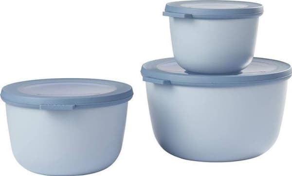 Rosti Mepal 106231015700 Cirqula 3 stk, plast, nordisk blå, 19,5 x 19,2 x 12 cm
