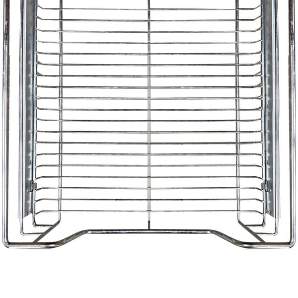2 st Utdragbara Trådkorgar i Rostfritt Stål - 30 cm (B) med Mjuk Stängning För Skåp och Skafferier Kökslådor Förvaring 430 mm D x 197 mm B x 140 mm H