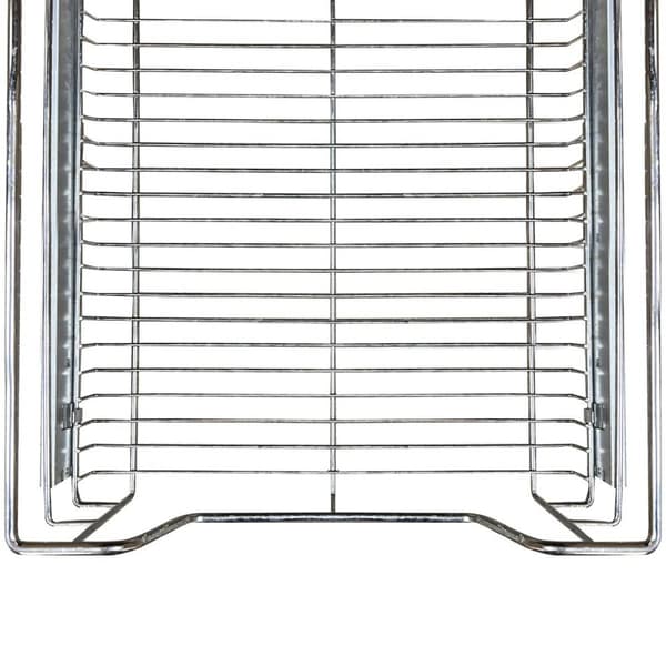 5 st Utdragbara Trådkorgar i Rostfritt Stål - 40 cm (B) med Mjuk Stängning För Skåp och Skafferier Kökslådor Förvaring 430 mm D x 297 mm B x 140 mm H