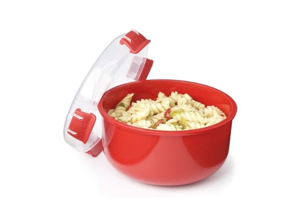 Sistema 1113, Bolle, Rød, Gjennomsiktig, 915 ml, Gjennomsiktig, 3,87 kopper, 156 mm