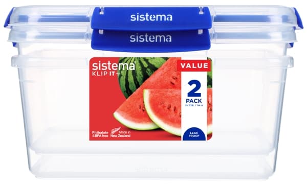 Sistema - Rectangle Klip it Plus 2 pack 3,35ml